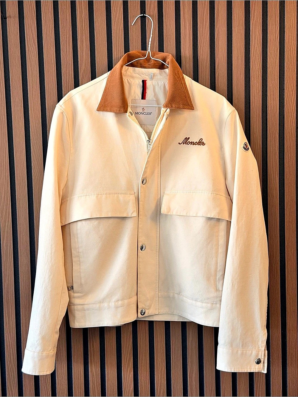 Moncler Men’s Kilke Gabardine Shirt Jacket Size 2